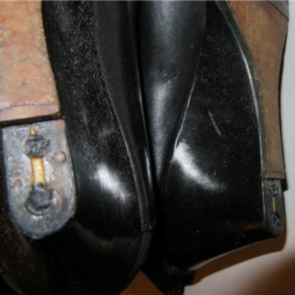 BLOOMINGDALE'S BLACK SUEDE LEATHER BOOTS 38.5 - Picture 7 of 7